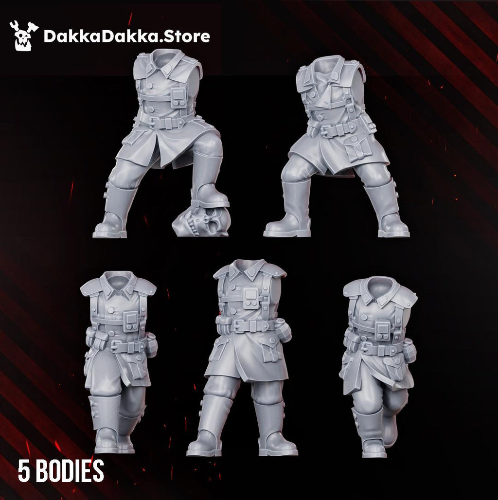 Doomsday Infantry Squad Build Kit | DakkaDakkaStore Resin Proxies for Table Top Wargaming
