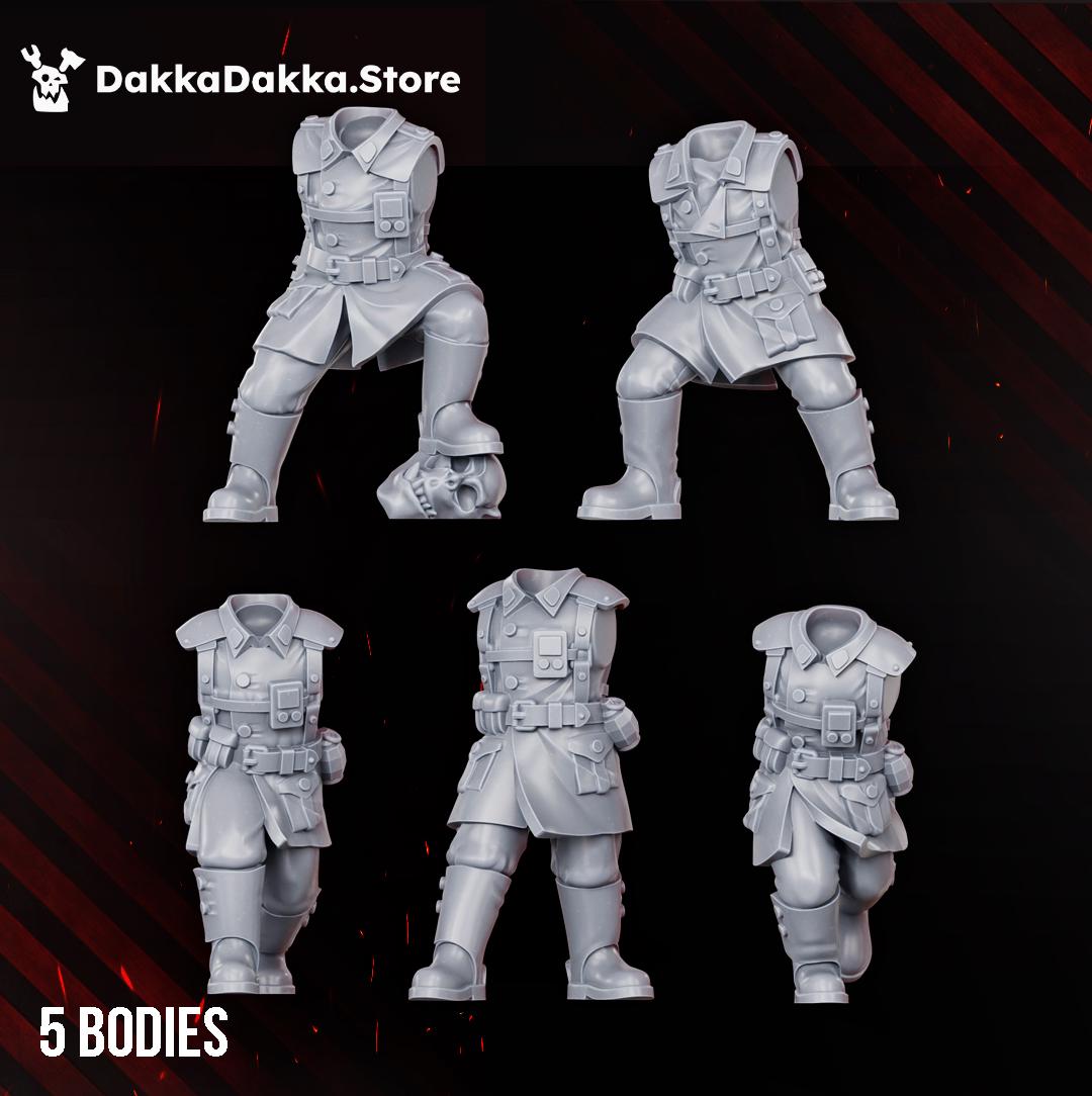 Doomsday Infantry Squad Build Kit | DakkaDakkaStore Resin Proxies for Table Top Wargaming