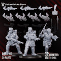 Doomsday Infantry Squad Build Kit | DakkaDakkaStore Resin Proxies for Table Top Wargaming