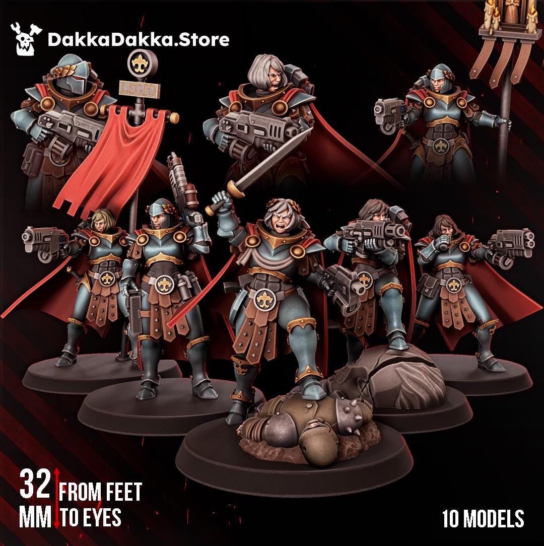 Legio Artemis Bellatrix Squad | DakkaDakka | 3d Printed Tabletop Wargames Models