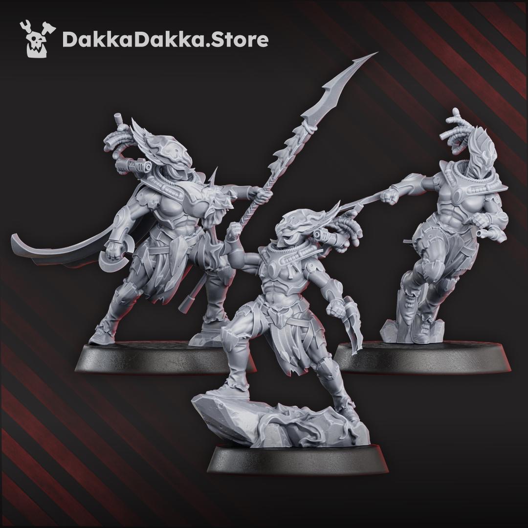 Spacelair Coven of Squallers Squad | DakkaDakka | 3d Printed Tabletop Wargames Miniatures