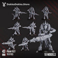 Spacelair Defenders Squad | DakkaDakka | 3d Printed Tabletop Wargames Miniatures
