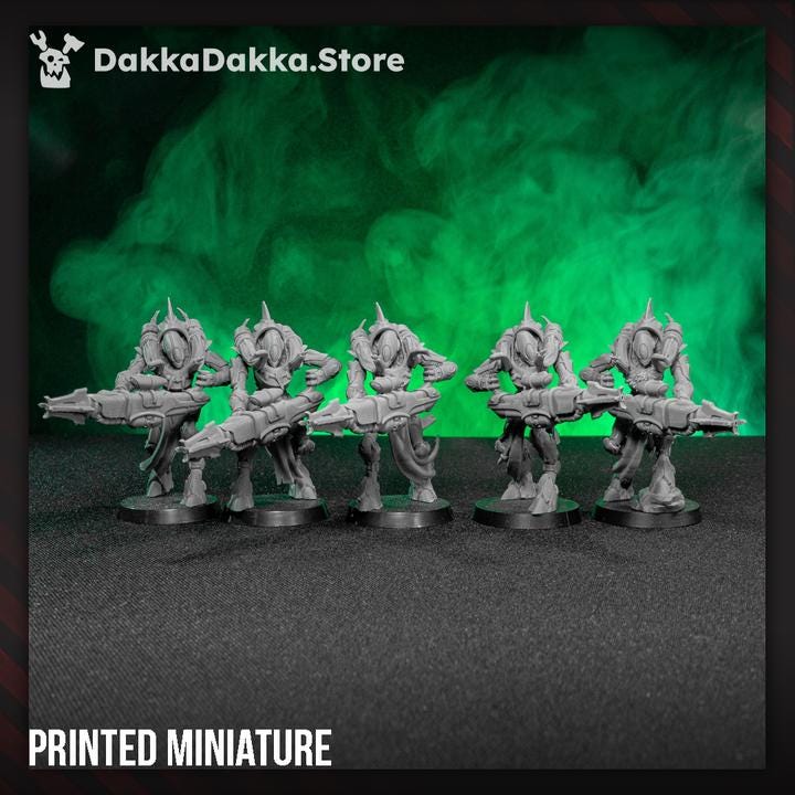 Spacelair Defenders Squad | DakkaDakka | 3d Printed Tabletop Wargames Miniatures