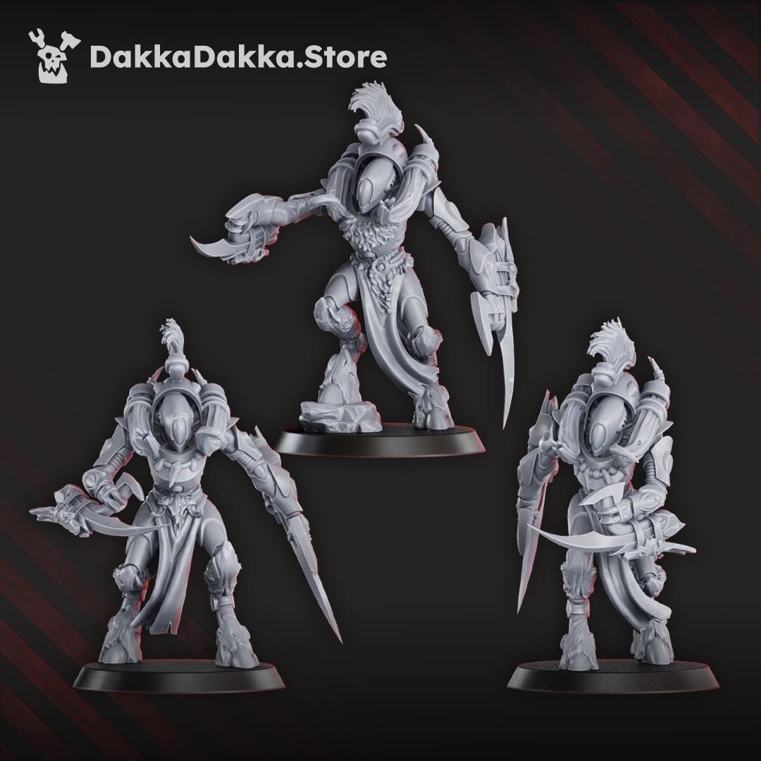 Spacelair Fighters Squad | DakkaDakka | 3d Printed Tabletop Wargames Miniatures