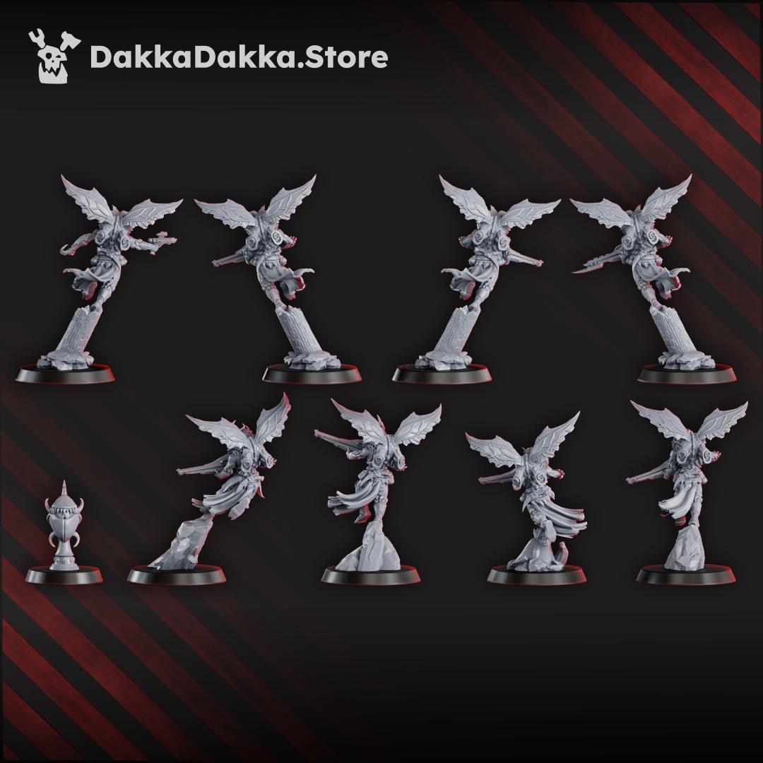 Spacelair Airborne Anchorites Squad | DakkaDakka | 3d Printed Tabletop Wargames Miniatures