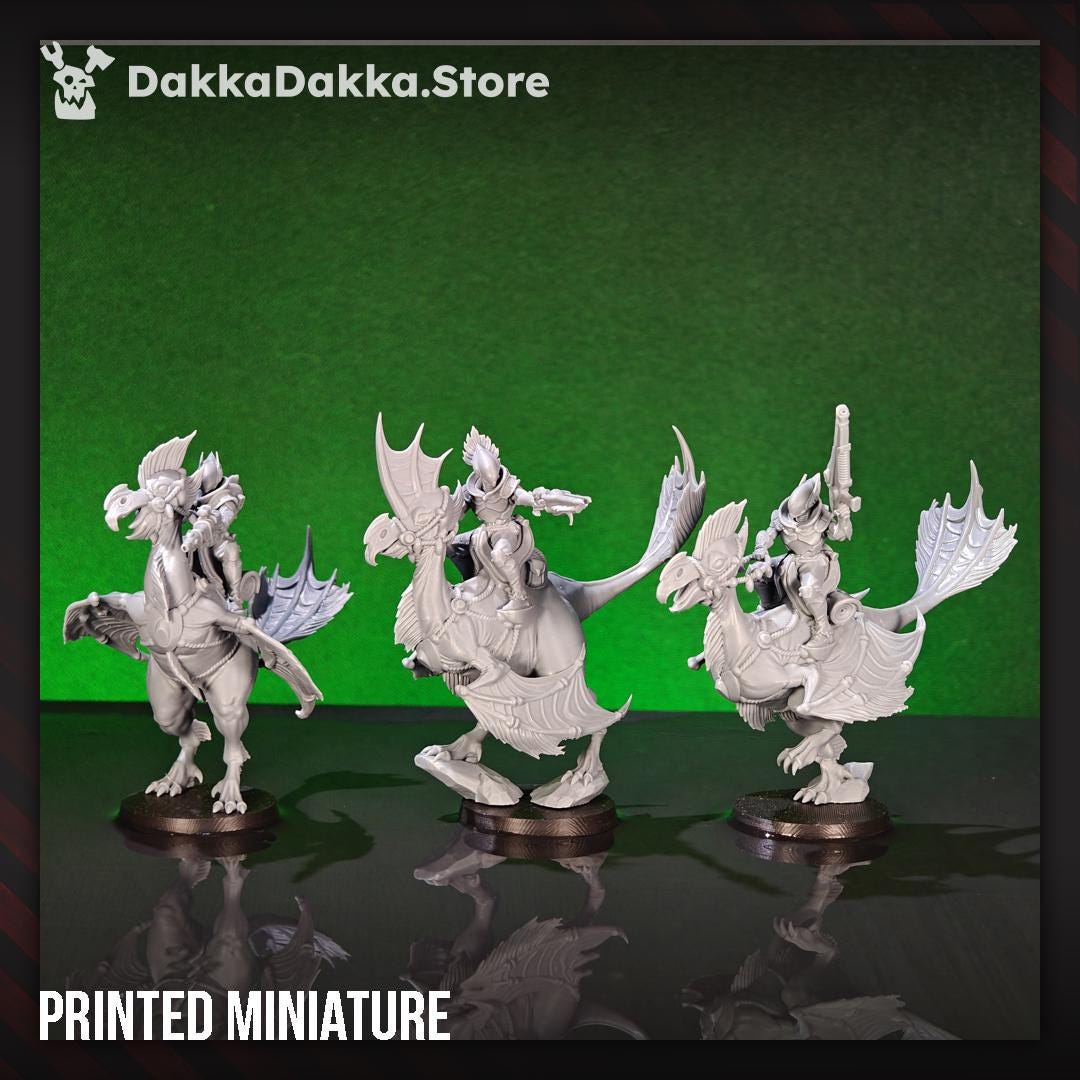Spacelair Dinoriders Team | DakkaDakka | 3d Printed Tabletop Wargames Miniatures