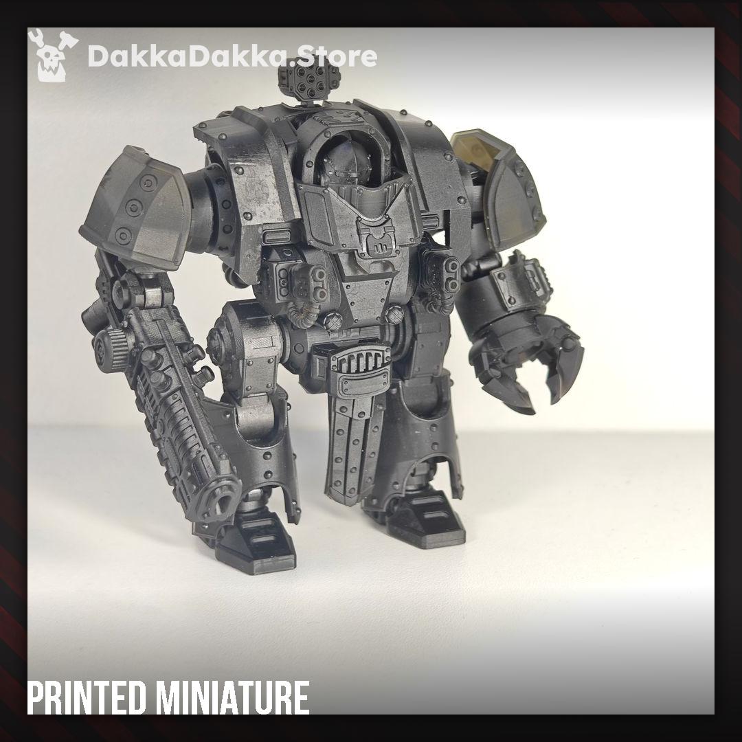 Space Knights Heavy Walker by DakkaDakka | 3d Printed Tabletop Wargames Miniature
