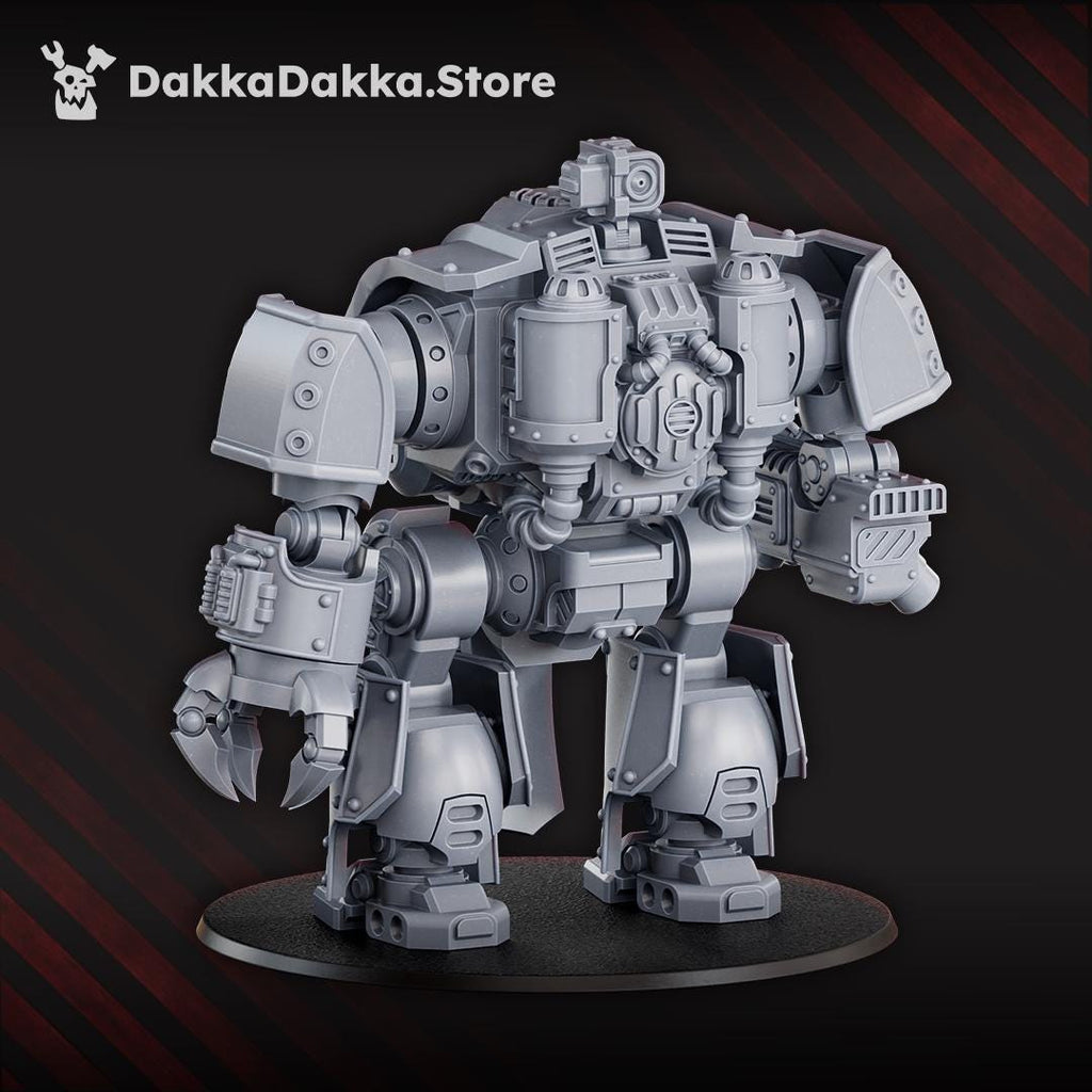 Space Knights Heavy Walker by DakkaDakka | 3d Printed Tabletop Wargames Miniature