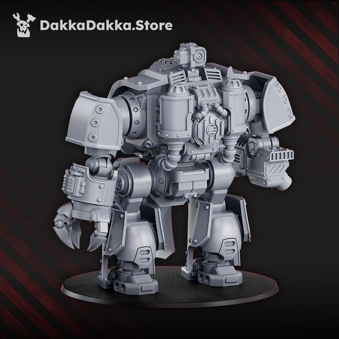 Space Knights Heavy Walker by DakkaDakka | 3d Printed Tabletop Wargames Miniature