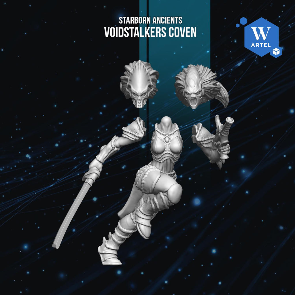 Voidstalkers Coven | Artel W | 3d Printed Tabletop Wargames Model