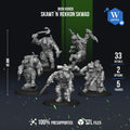 Skawt n Rekkon Skwad | Artel W | 3d Printed Tabletop Wargames Proxy Model