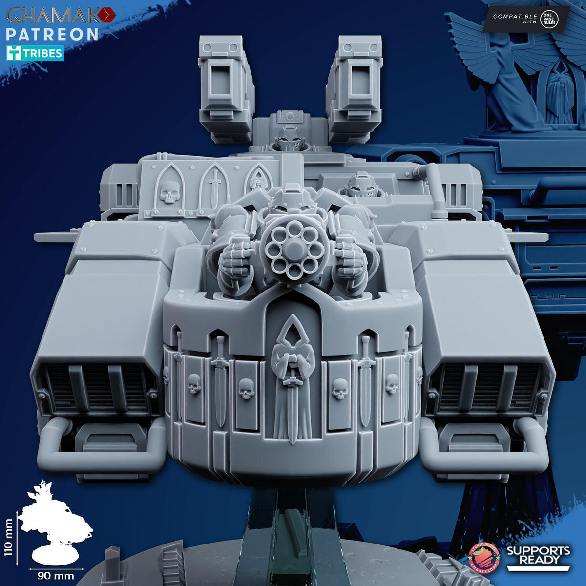 Lion's Claw | Ghamak | 3d Printed Tabletop Wargames Model
