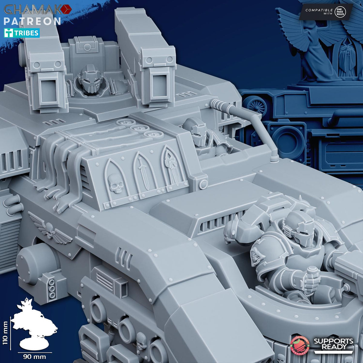 Lion's Claw | Ghamak | 3d Printed Tabletop Wargames Model