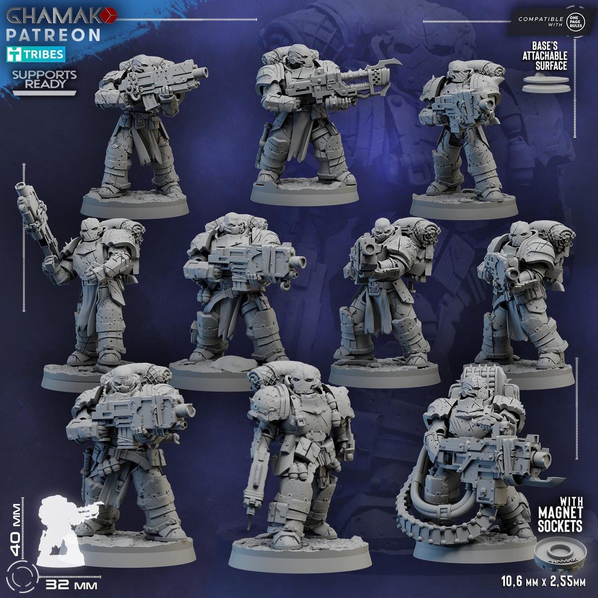 Lost Legion Militum | Ghamak | 3d Printed Tabletop Wargames Models