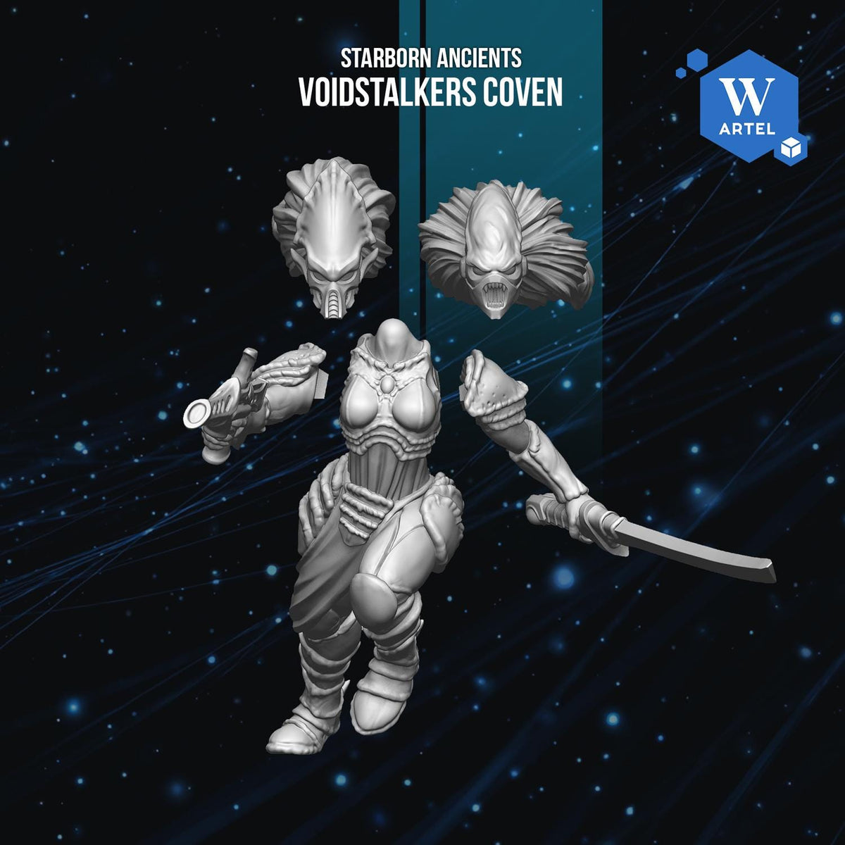 Voidstalkers Coven | Artel W | 3d Printed Tabletop Wargames Model