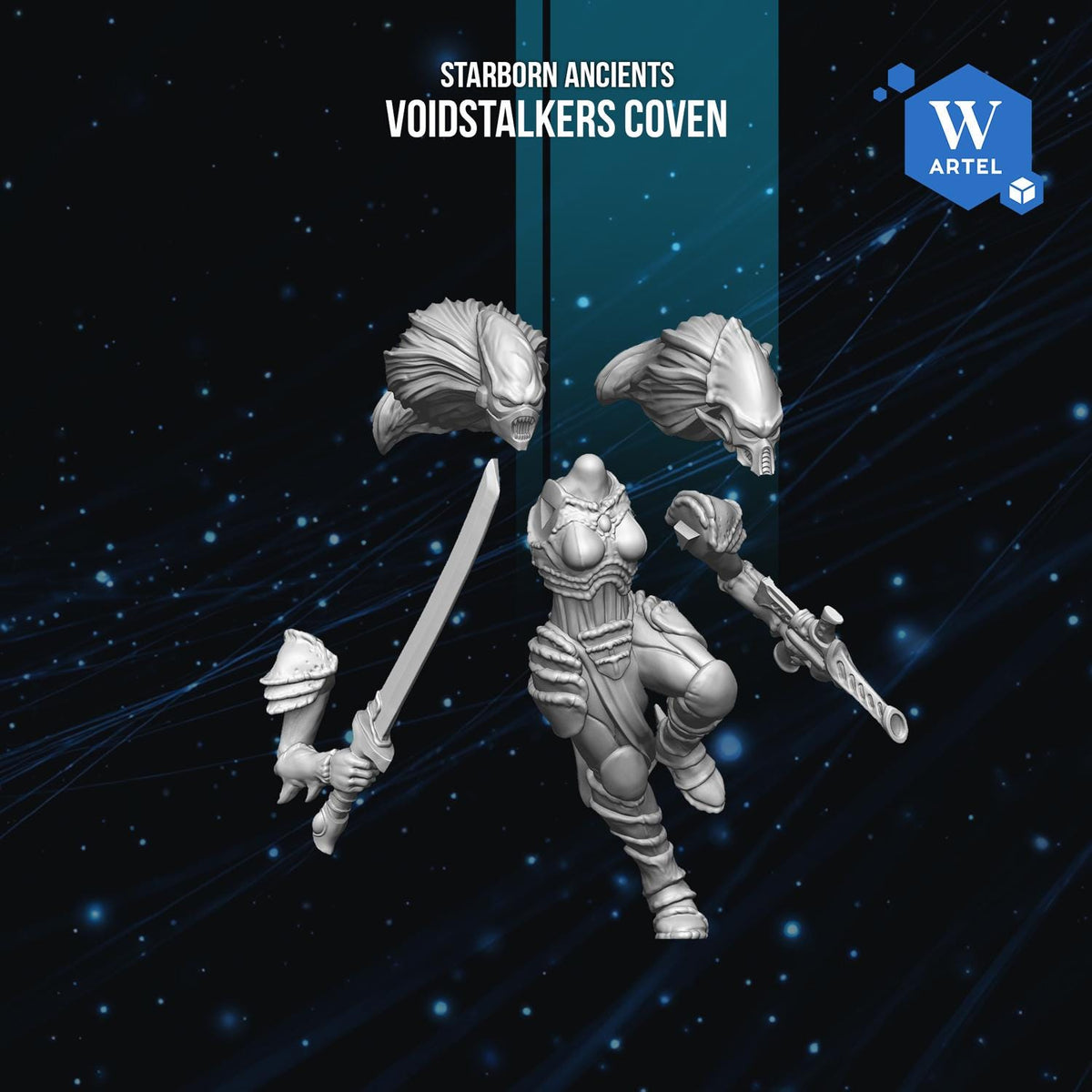 Voidstalkers Coven | Artel W | 3d Printed Tabletop Wargames Model