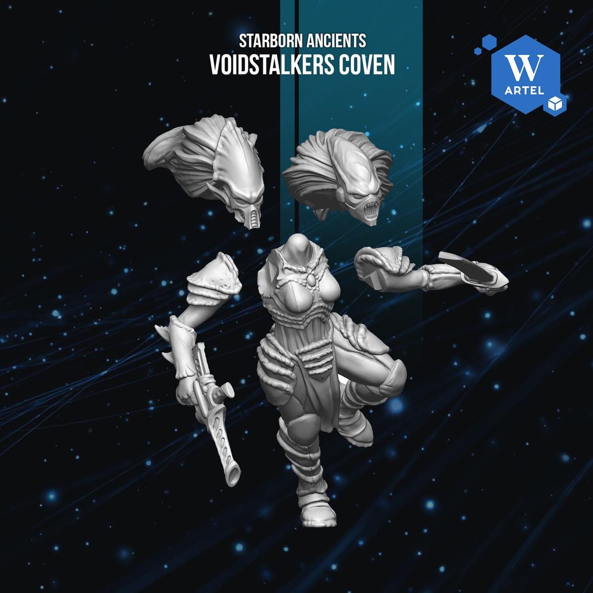 Voidstalkers Coven | Artel W | 3d Printed Tabletop Wargames Model