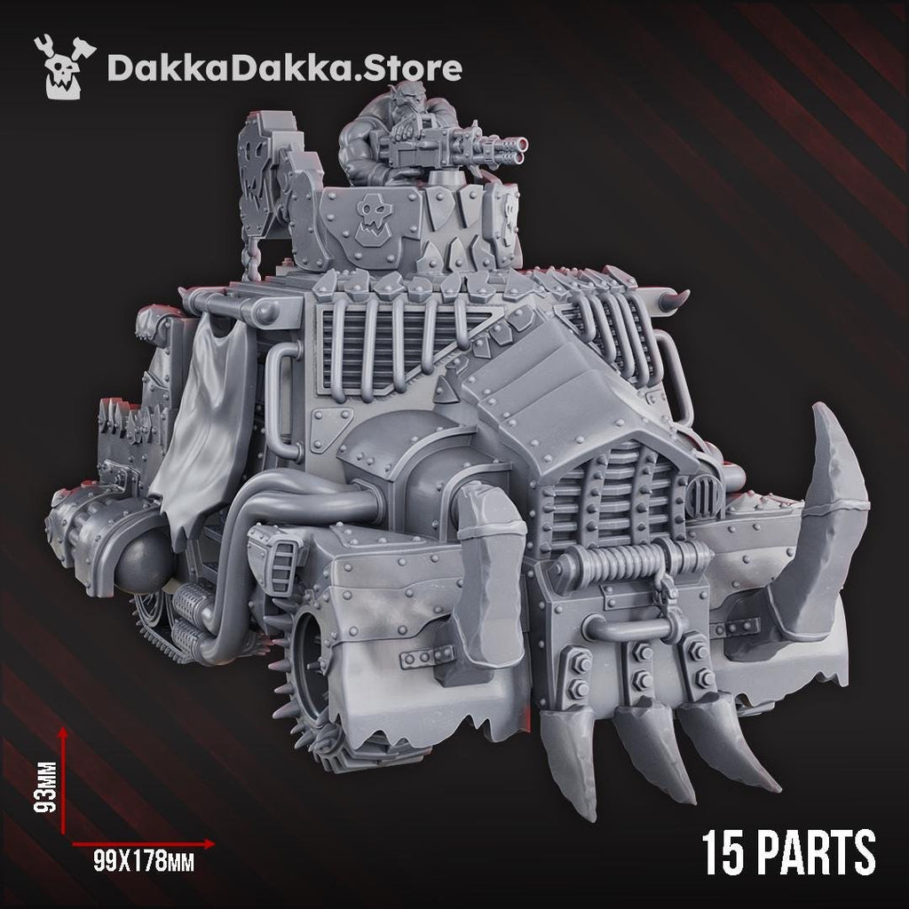 Orc Chunky Barra Truck | DakkaDakkaStore | 3d Printed Tabletop Wargames Model