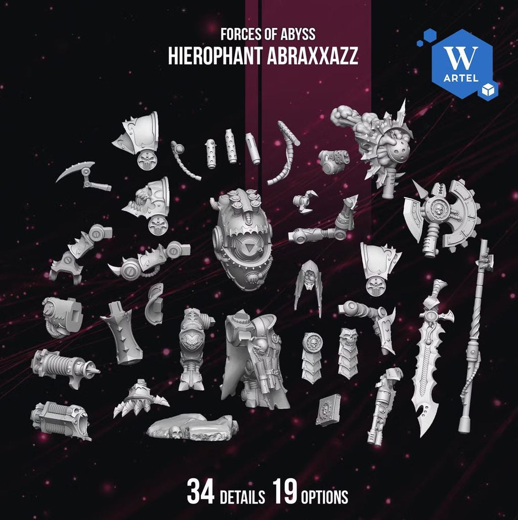 Hierophant Abraxxazz | Artel W | 3d Printed Tabletop Wargames Model
