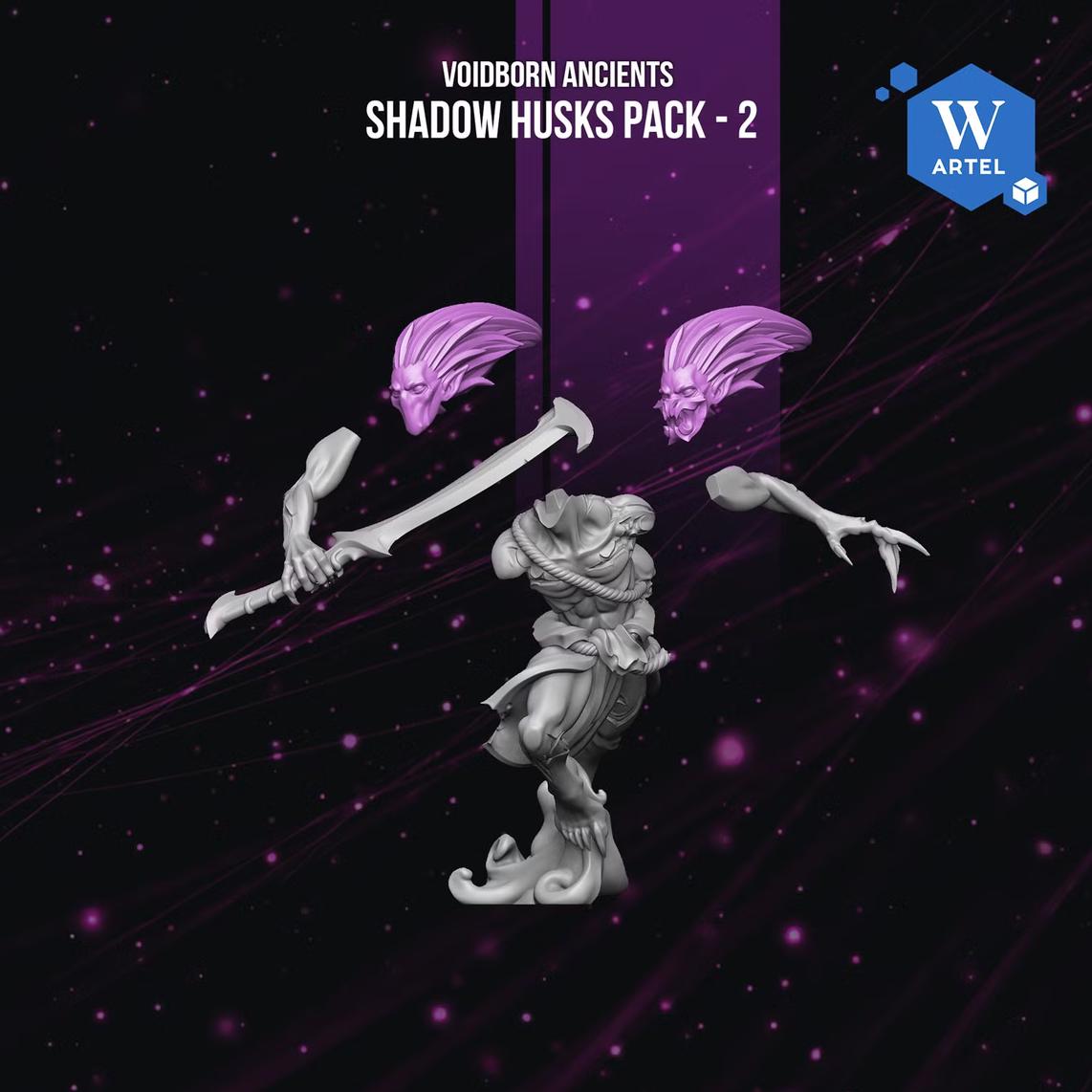 Shadow Husks | Artel W | 3d Printed Tabletop Wargames Model