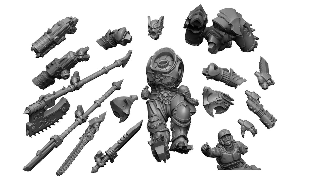 Vespertilius Squad | Artel W | 3d Printed Tabletop Wargames Model