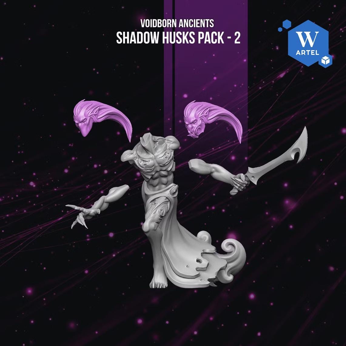 Shadow Husks | Artel W | 3d Printed Tabletop Wargames Model