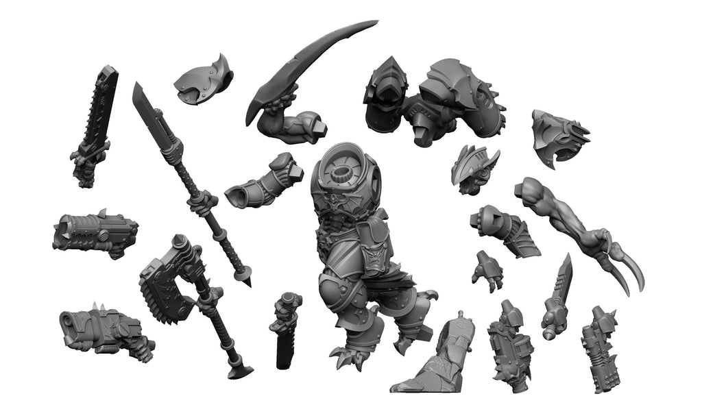 Vespertilius Squad | Artel W | 3d Printed Tabletop Wargames Model