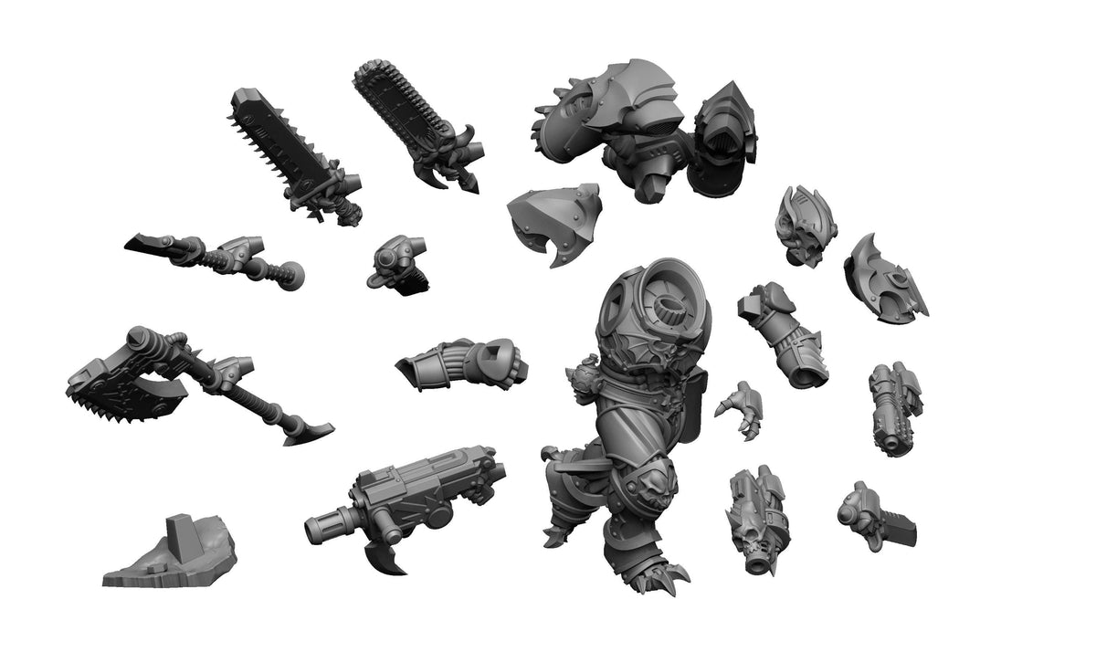 Vespertilius Squad | Artel W | 3d Printed Tabletop Wargames Model