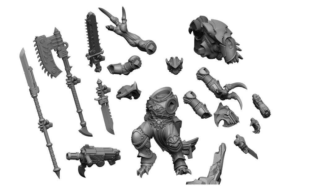 Vespertilius Squad | Artel W | 3d Printed Tabletop Wargames Model