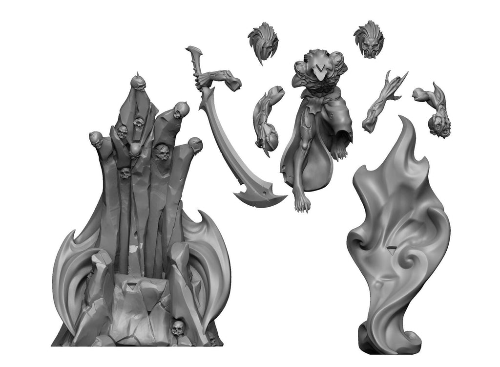 Afhausar The Shade Master | Artel W | 3d Printed Tabletop Wargames Model