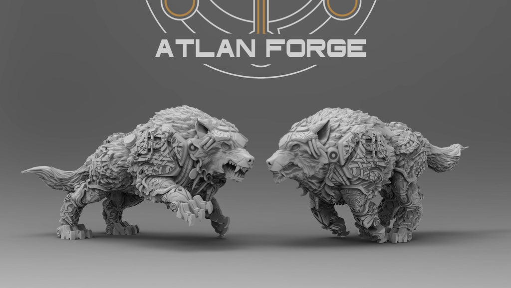 Endre Isklaw on Chariot | Atlan Forge | 3d Printed Tabletop Wargames Model