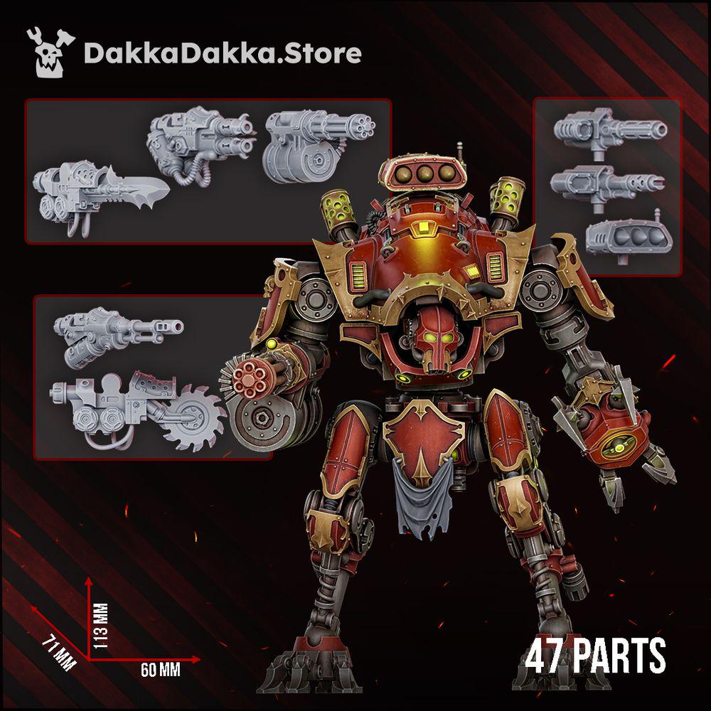 Great Vortex Knightmech | DakkaDakka | 3d Printed Tabletop Wargames Model