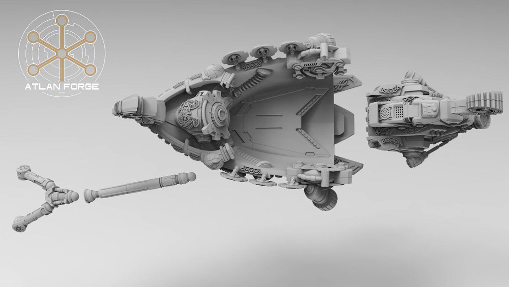 Endre Isklaw on Chariot | Atlan Forge | 3d Printed Tabletop Wargames Model