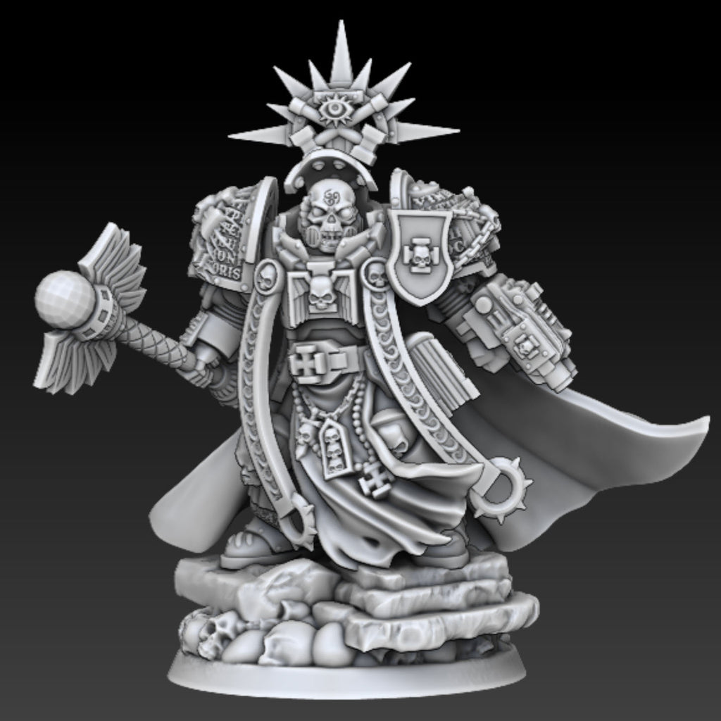 Silver Wardens Chaplain V2 | DMG Minis