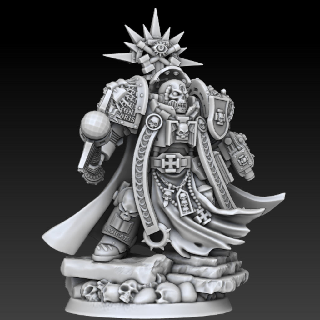 Silver Wardens Chaplain V2 | DMG Minis