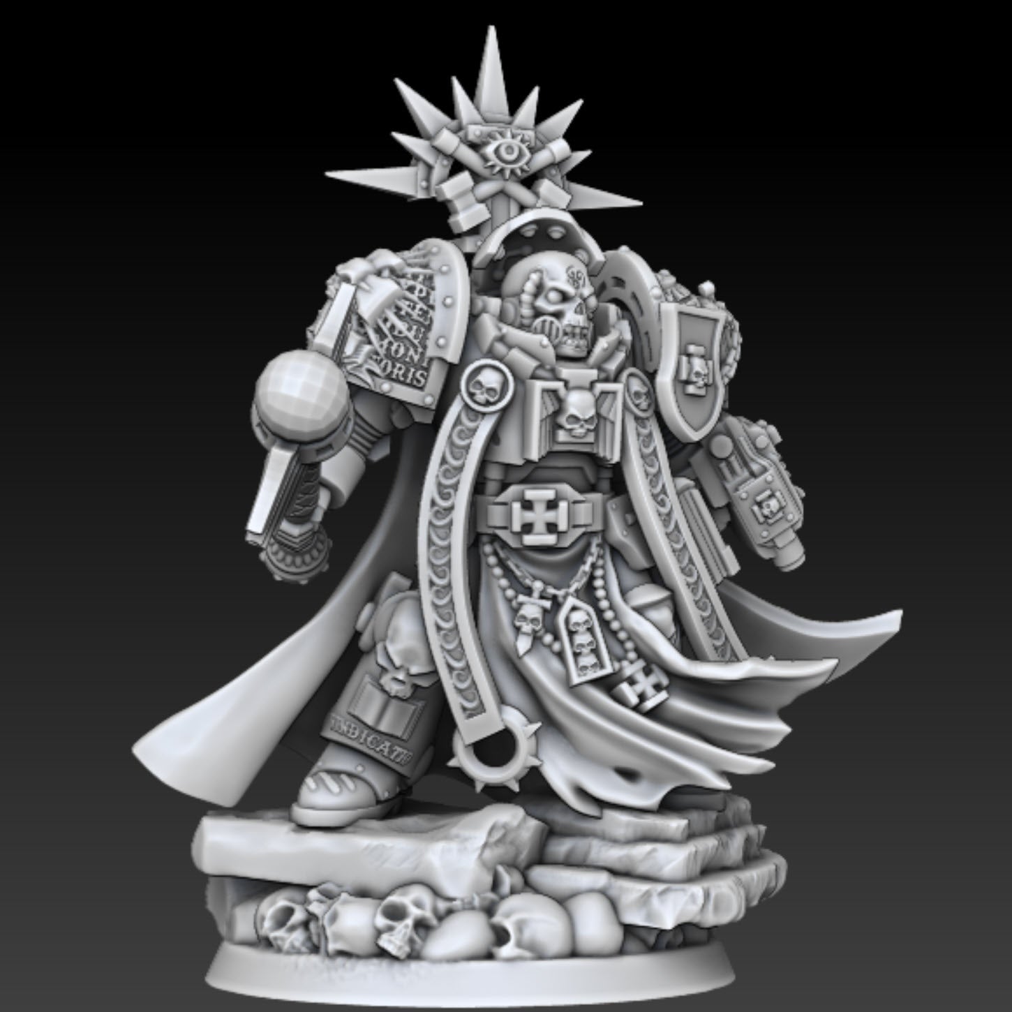 Silver Wardens Chaplain V2 | DMG Minis