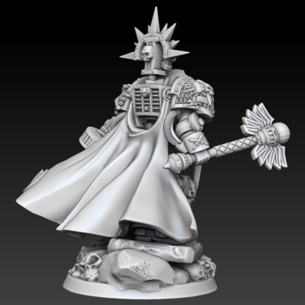 Silver Wardens Chaplain V2 | DMG Minis