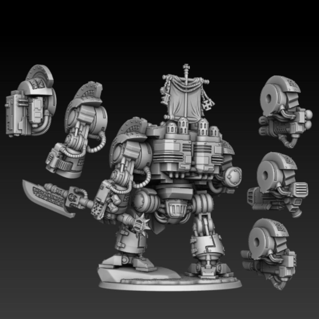 Silver Wardens Box Walking Robot of Death | DMG Minis