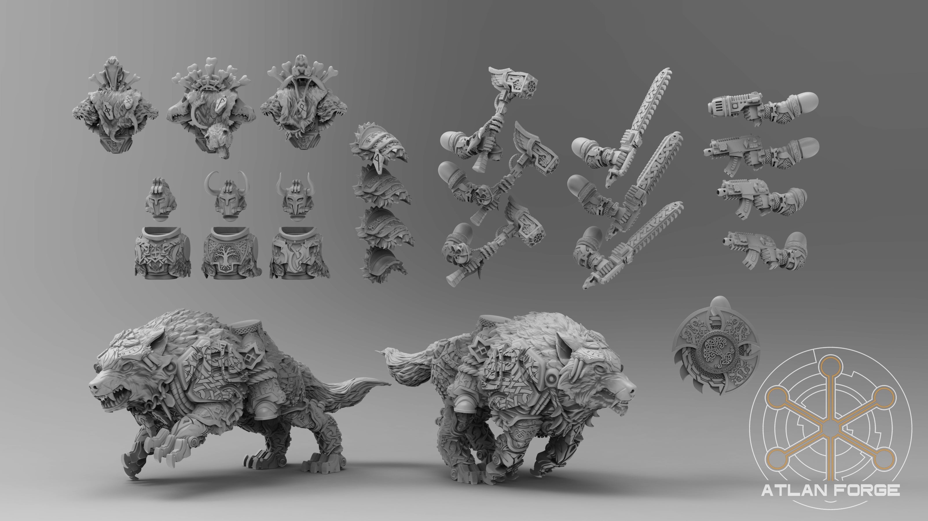 Asgardian Wolf Riders | Atlan Forge